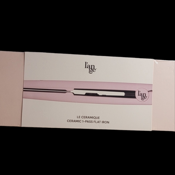 L'ange Hair Le Ceramique 1-Pass Flat Iron Hair Straightener Fast Heating Ceramic